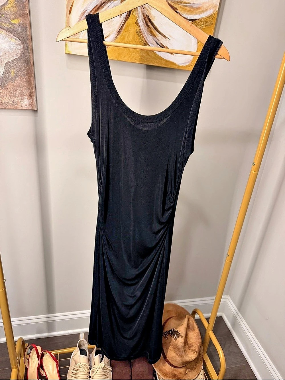 Boston Proper Black Maxi Dress Size Small NWT